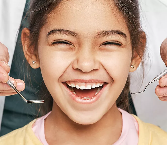 child at dentist